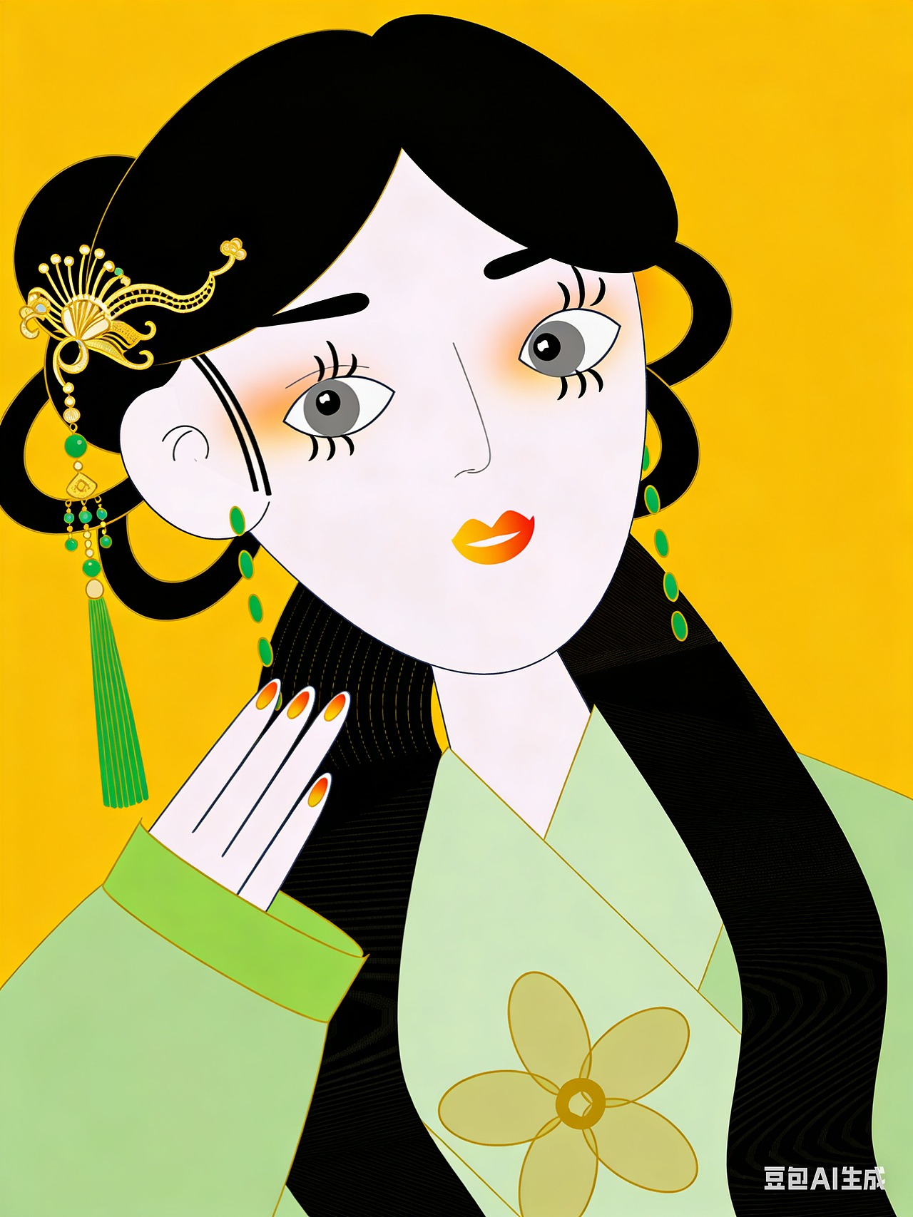 十二花神国风少女插画（图ZNDAzOTI0Njgw） - 商业插画 - 站酷设计师涛声文创原创素材 - 站酷ZCOOL