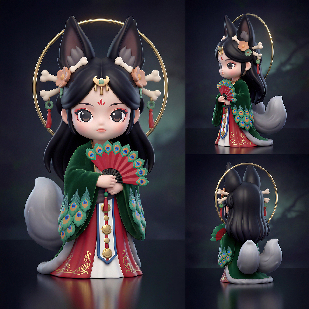 魔杰作AiGC-角色与场景设计｜《羽狐祭司》· No.04（图ZNDAzOTI1Nzg0） - AI作品 - 站酷设计师魔杰作MOJZ原创素材 - 站酷ZCOOL