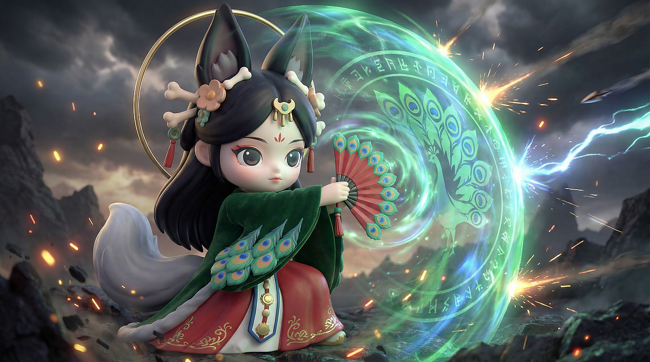 魔杰作AiGC-角色与场景设计｜《羽狐祭司》· No.04（图ZNDAzOTMyMTA4） - AI作品 - 站酷设计师魔杰作MOJZ原创素材 - 站酷ZCOOL