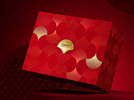 蛇年礼盒 2025新年礼盒效果图渲染