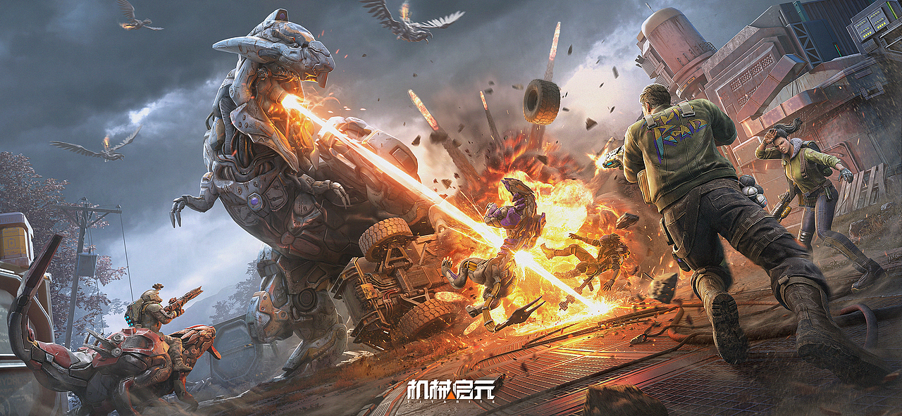 机械启元二次测试预下载现已开启！（图ZNDAzOTQzMTcy） - 品牌 - 站酷设计师大华爱画画原创素材 - 站酷ZCOOL