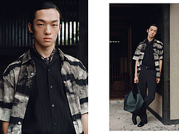 拍了下品质男装