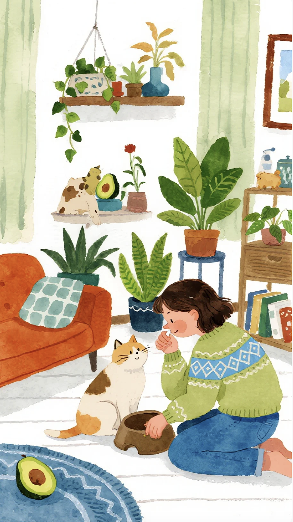 AI创作-治愈系列儿插（图ZNDAzOTQ4Mjcy） - AI作品 - 站酷设计师低空飞行呀原创素材 - 站酷ZCOOL