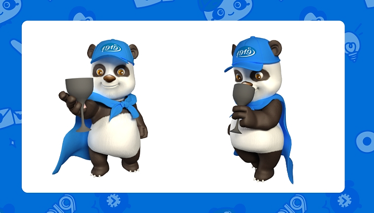 1919酒类直供集团公司吉祥物设计定稿（图ZNDAzOTUwNDky） - 宣传物料 - 站酷设计师橘鹿品牌全案设计原创素材 - 站酷ZCOOL