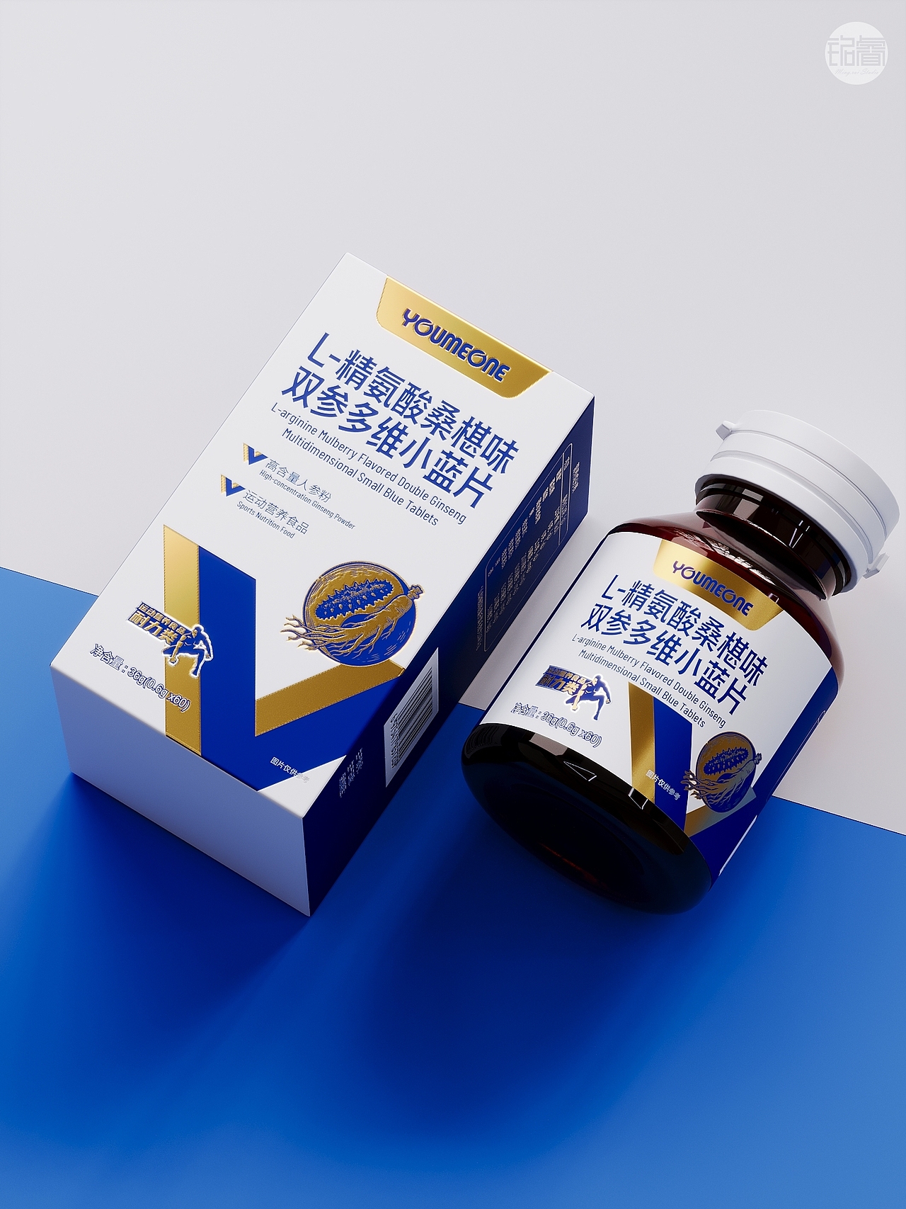 保健品包装设计双参多维 蓝海能量双参赋能 | 铭睿益创（图ZNDAzOTU1MTA4） - 包装 - 站酷设计师刘益铭原创素材 - 站酷ZCOOL