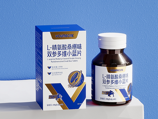 保健品包装设计双参多维 蓝海能量双参赋能 | 铭睿益创
