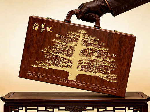 高端典雅新中式国风传统文化IP民俗叙事食品包装设计