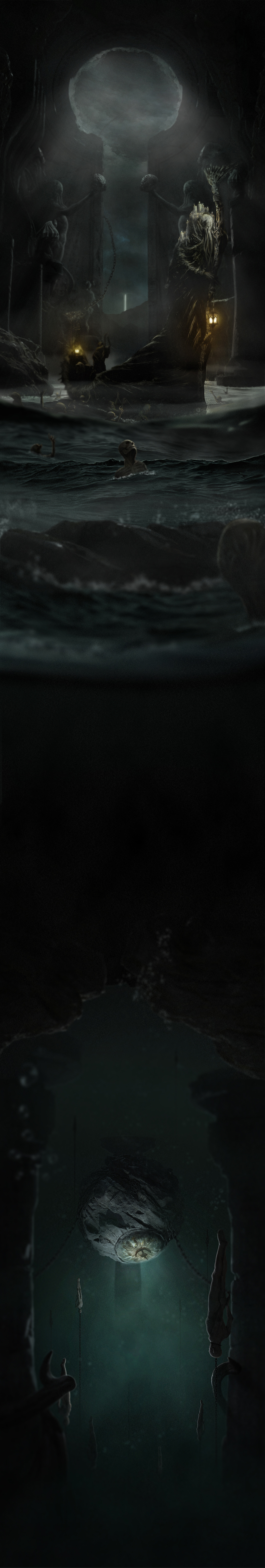 一次克苏鲁OC风格静态运镜尝试（图ZNDAzOTc4MTI4） - 海报 - 站酷设计师邪恶的橘子原创素材 - 站酷ZCOOL