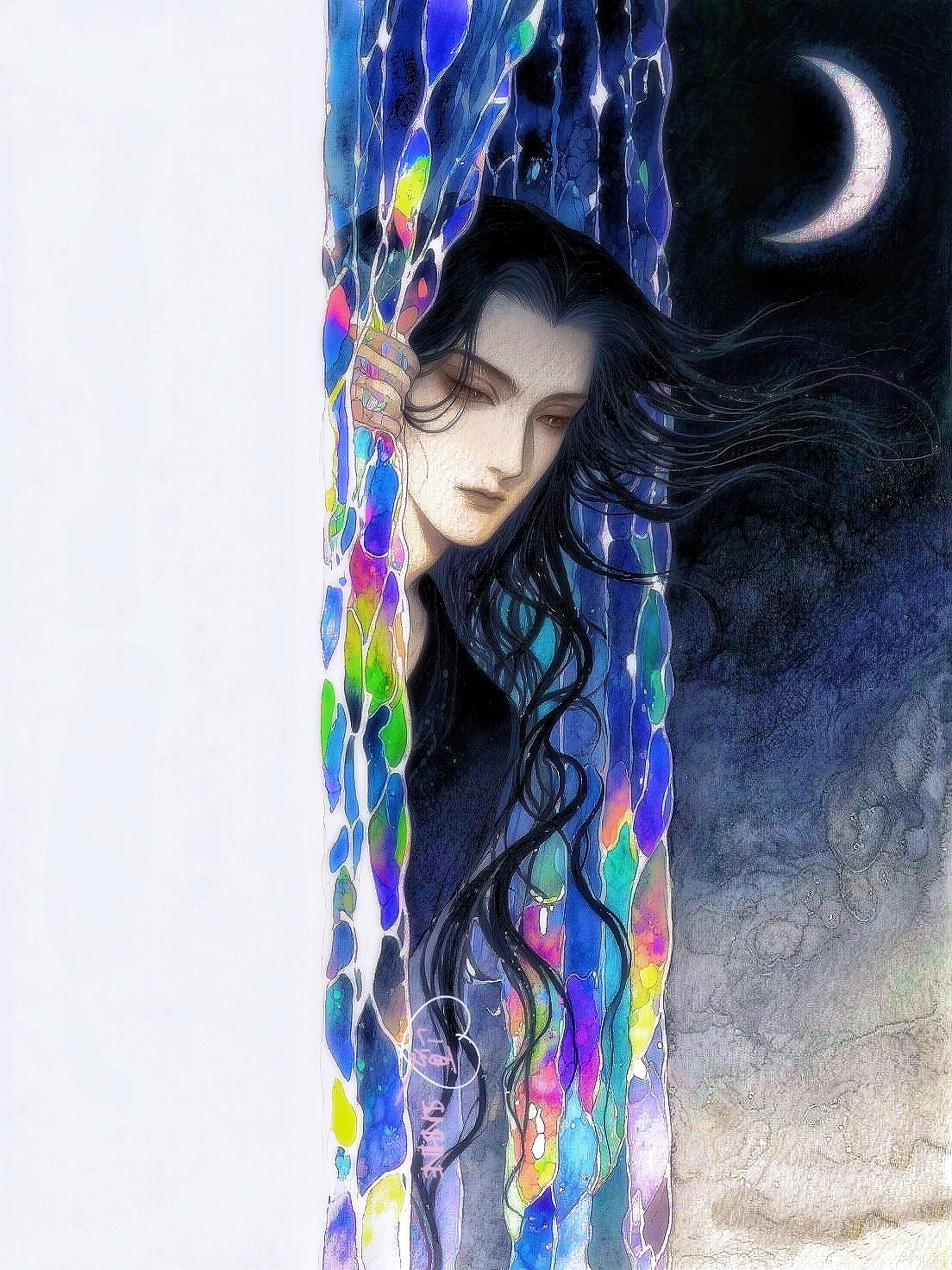 留住你的梦，智者的梦哪有疯子的梦美丽。（图ZNDAzOTc4NzIw） - 艺术插画 - 站酷设计师山夏SUNSHINE原创素材 - 站酷ZCOOL