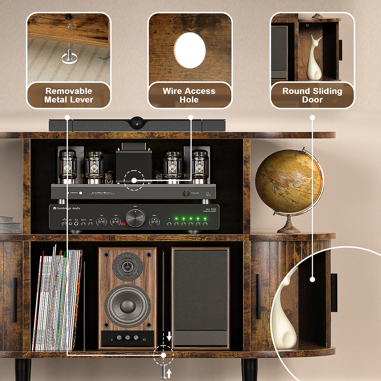 椭圆形唱片机柜（五色）（图ZNDAzOTc5MDI0） - 产品 - 站酷设计师MixBoBo原创素材 - 站酷ZCOOL