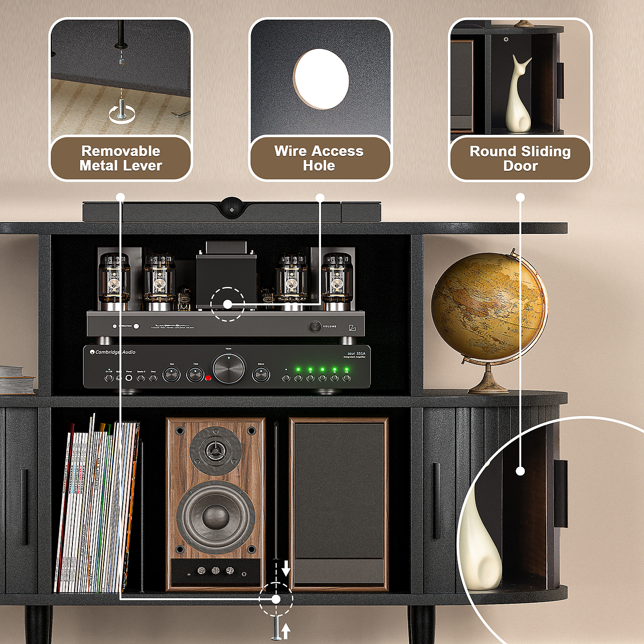 椭圆形唱片机柜（五色）（图ZNDAzOTc5MzAw） - 产品 - 站酷设计师MixBoBo原创素材 - 站酷ZCOOL