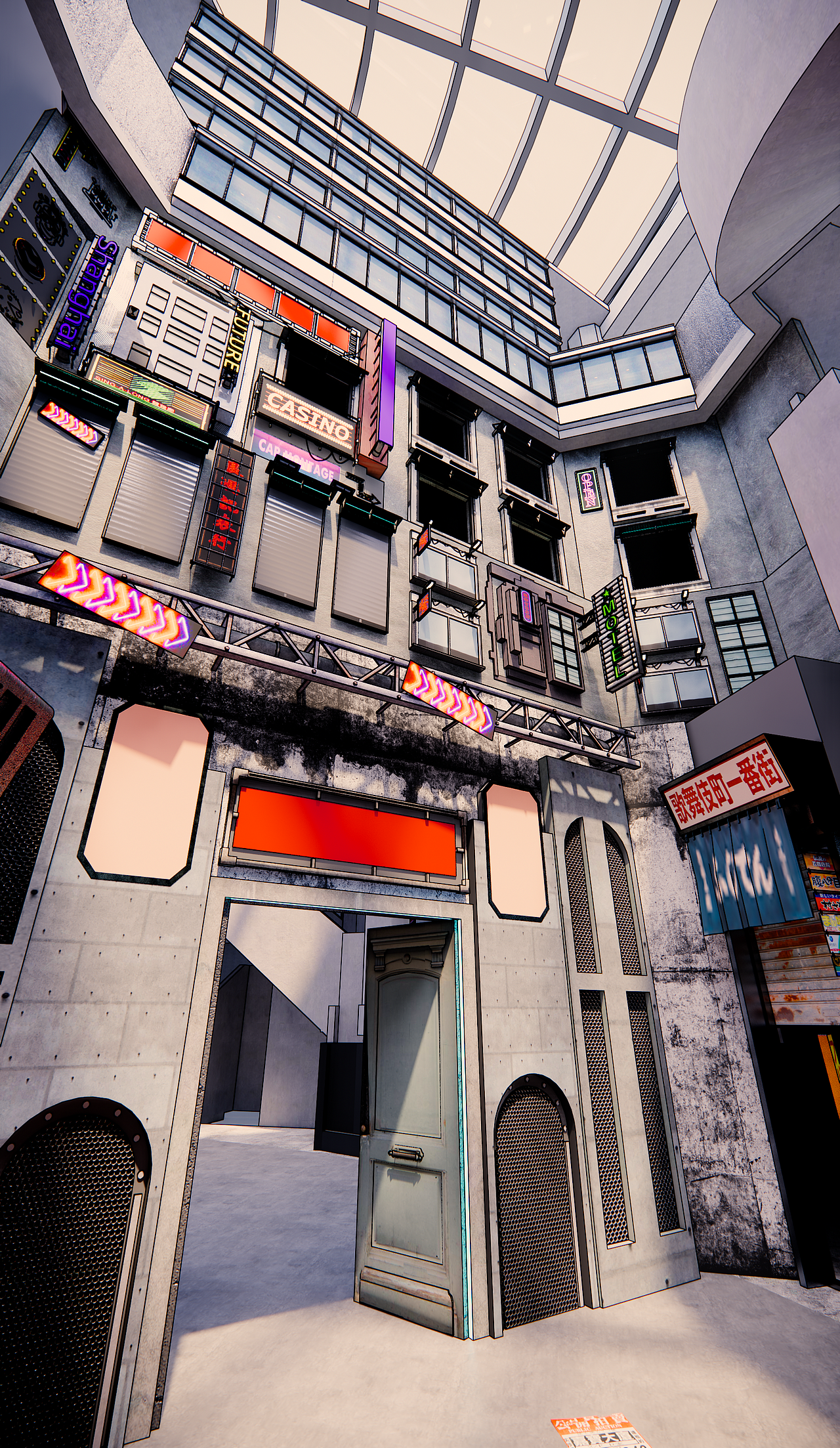 《迷塔城》沉浸式空间设计 PART A ——“底层”空间（图ZNDAzOTc5ODk2） - 商业空间设计 - 站酷设计师XT_Design原创素材 - 站酷ZCOOL