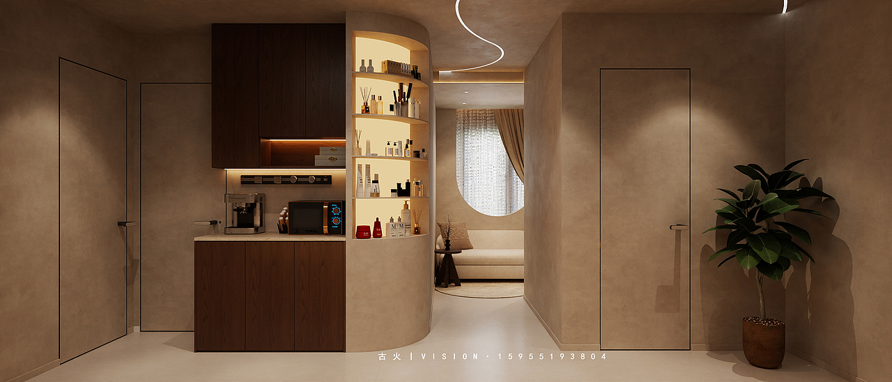 【GH-VISION】酷家乐美容院最新案例出炉（图ZNDAzOTg4Njky） - 商业空间设计 - 站酷设计师少时竹青酒原创素材 - 站酷ZCOOL