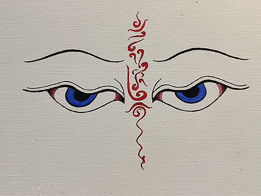 莲台慈影・四臂观音