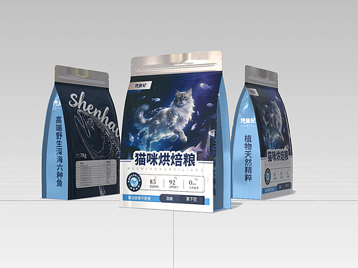 貓糧包裝設(shè)計（個人主頁-ZNzMyOTg1MTI=） - 包裝 - 站酷設(shè)計師泡泡0000原創(chuàng)素材 - 站酷ZCOOL