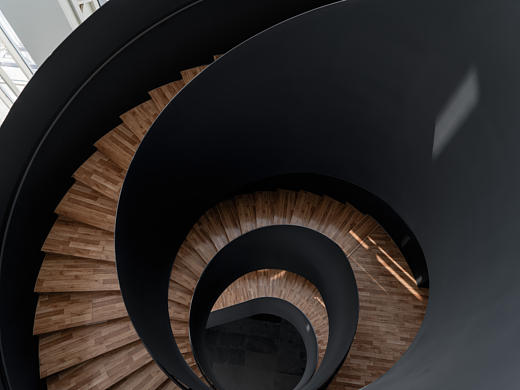 空间摄影｜安徽美术馆螺旋楼梯