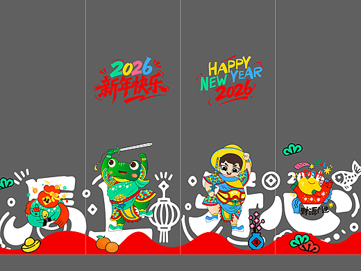 春节氛围玻璃贴纸