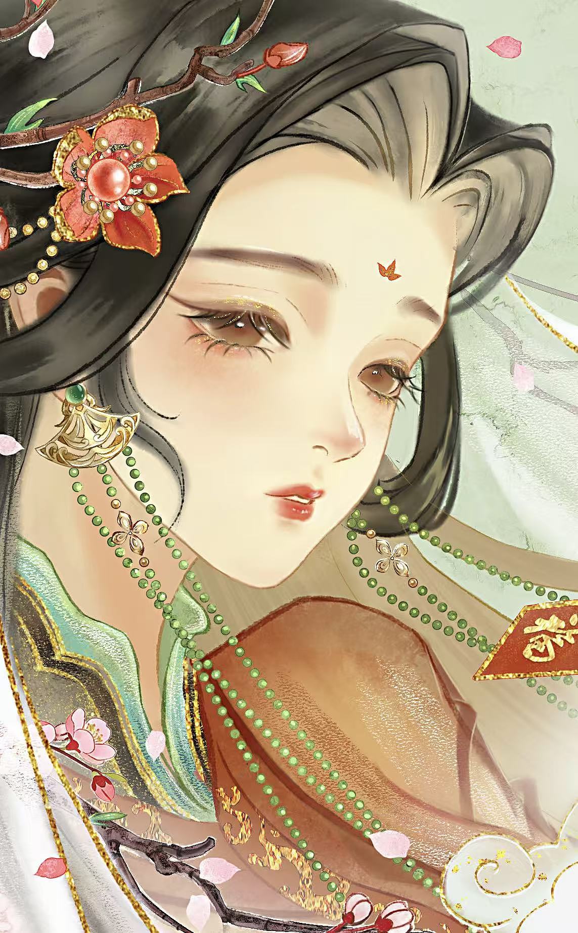 三月桃花—骏马赠福（图ZNDA0MDEzNDM2） - 商业插画 - 站酷设计师徐徐喵之原创素材 - 站酷ZCOOL