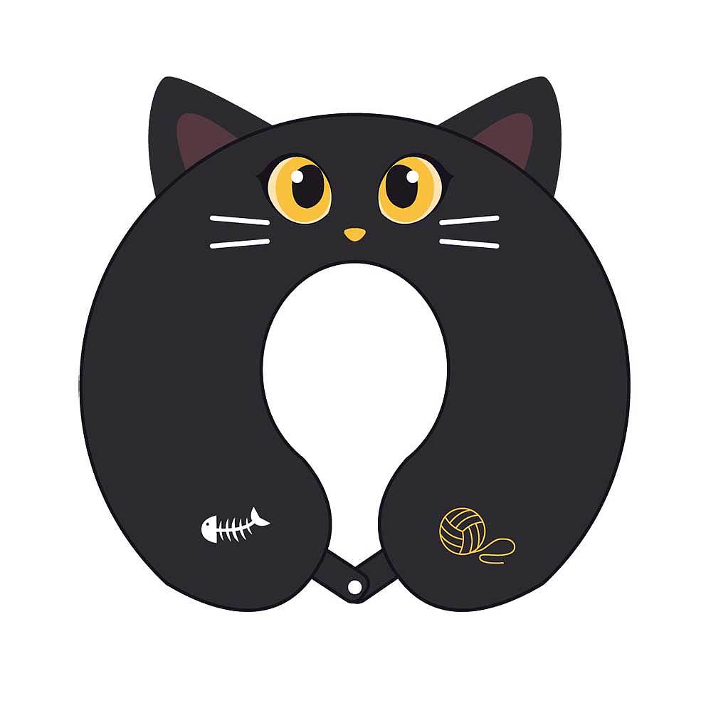 貓咪系列u型枕稿件（圖ZNDA0MDE2NjI4） - 工藝品設(shè)計 - 站酷設(shè)計師繡花自救指南原創(chuàng)素材 - 站酷ZCOOL