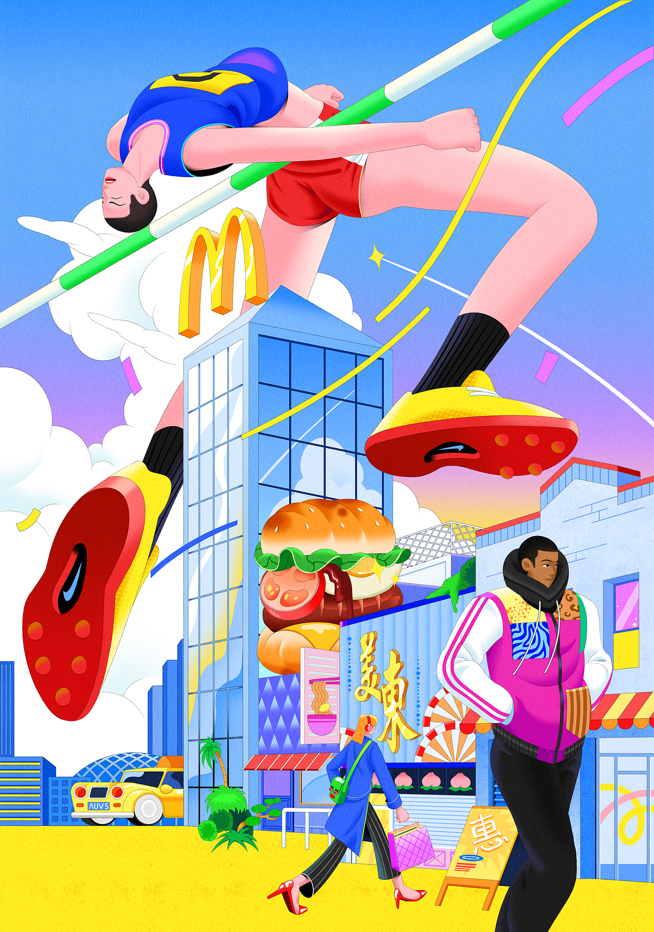 2025作品合集（图ZNDA0MDI0NDE2） - 商业插画 - 站酷设计师曾仙桃原创素材 - 站酷ZCOOL