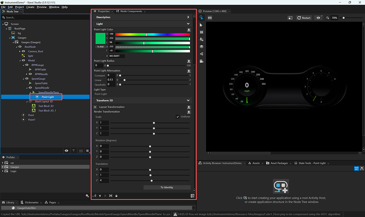 03：kanzi渲染效果之快速实现仪表盘（图ZNDA0MDM0MjA4） - 其他三维 - 站酷设计师KANZI_Service原创素材 - 站酷ZCOOL