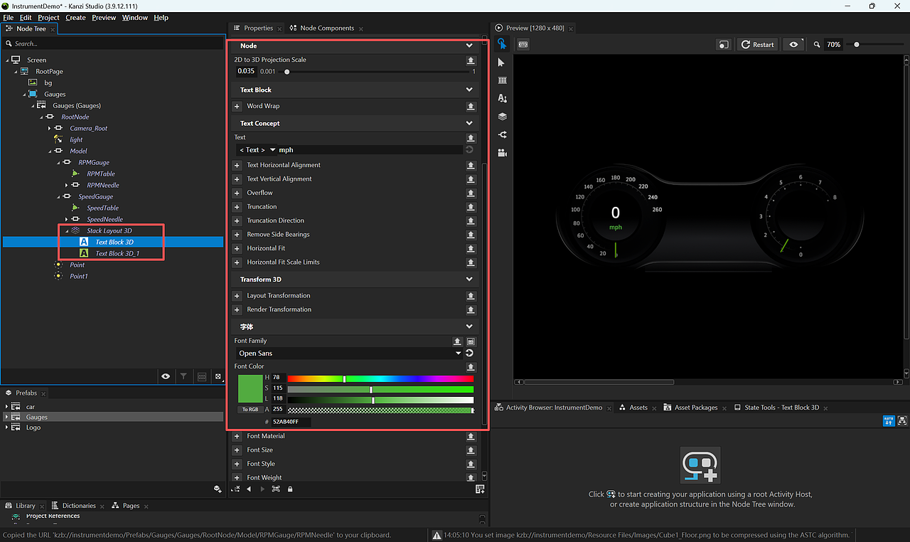 03：kanzi渲染效果之快速实现仪表盘（图ZNDA0MDM0MjAw） - 其他三维 - 站酷设计师KANZI_Service原创素材 - 站酷ZCOOL