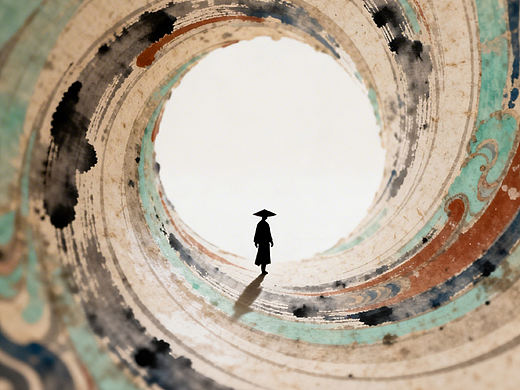 墨染流年（个人主页-ZNzMzMDM0Mjg=） - AI作品 - 站酷设计师讲笑画原创素材 - 站酷ZCOOL