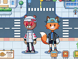 两款风格的游戏UI