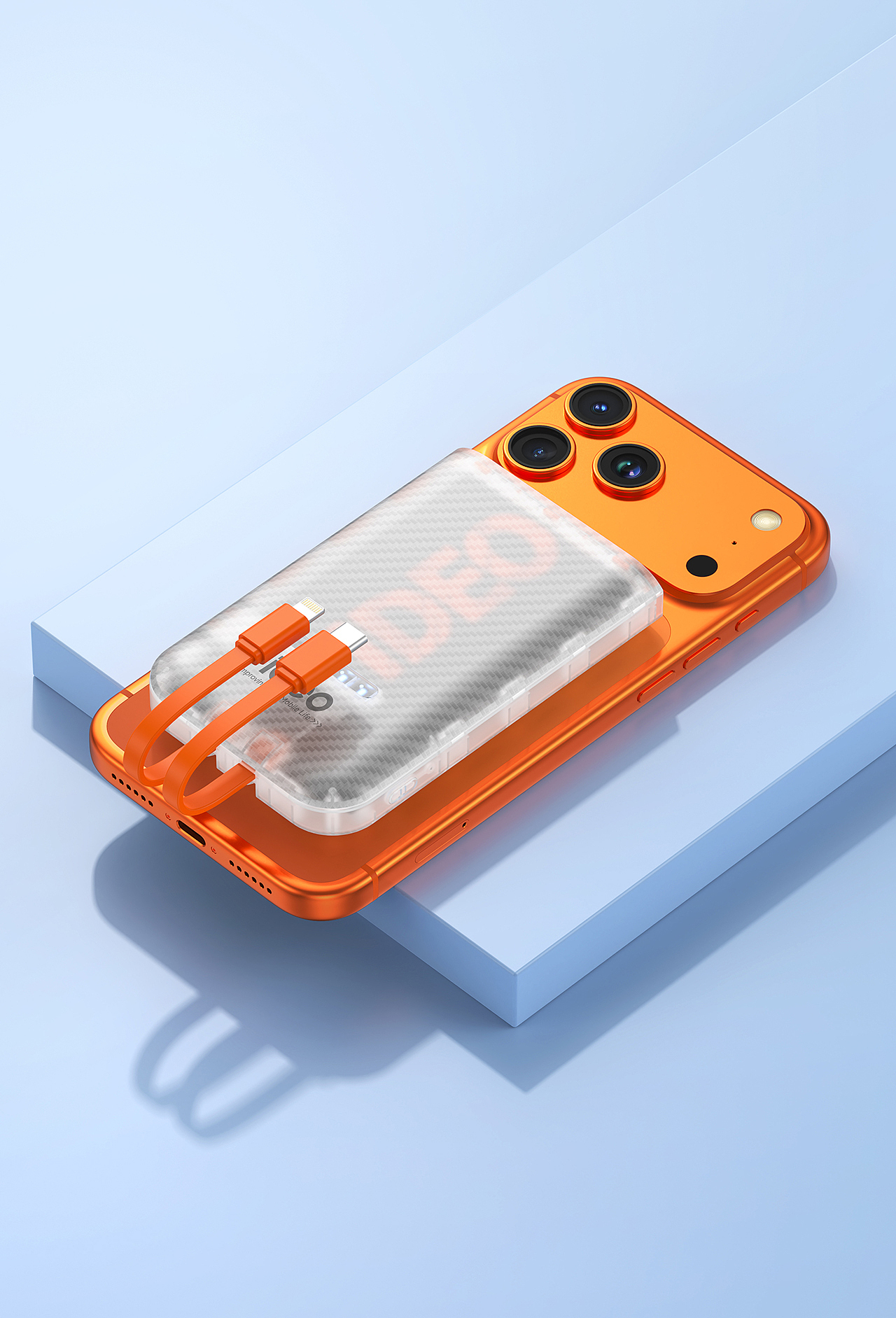 磁吸分离式充电宝（图ZNDA0MDQ3MjQw） - 产品 - 站酷设计师九零devise原创素材 - 站酷ZCOOL