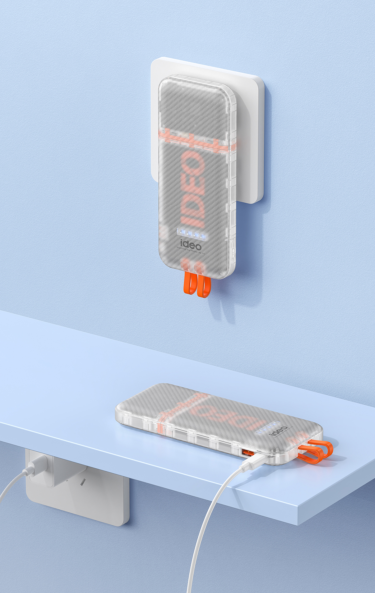 磁吸分离式充电宝（图ZNDA0MDQ3Mjgw） - 产品 - 站酷设计师九零devise原创素材 - 站酷ZCOOL