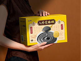 五谷磨房 八珍芝麻糊丨山姆包装设计