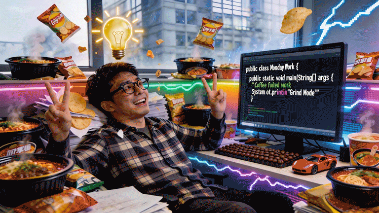 一键重启工位，脑洞无限开机（图ZNDA0MDQ4OTQ4） - AI作品 - 站酷设计师小猪品牌设计原创素材 - 站酷ZCOOL