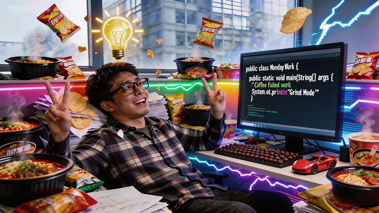 一键重启工位，脑洞无限开机（图ZNDA0MDQ4OTM2） - AI作品 - 站酷设计师小猪品牌设计原创素材 - 站酷ZCOOL