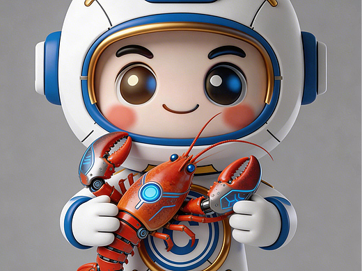 版权宝小程序吉祥物设计及字体设计