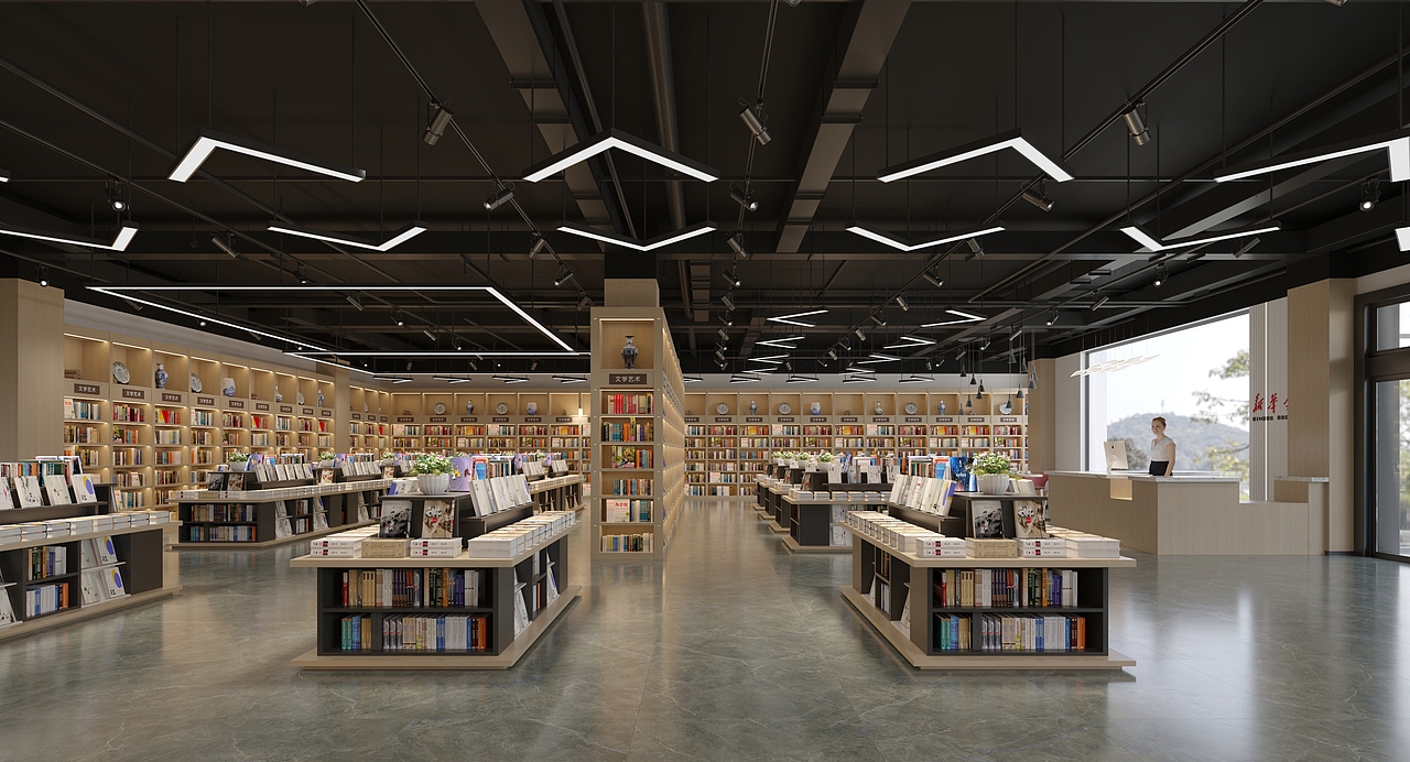 书店（图ZNDA0MDU4MjYw） - 家装设计 - 站酷设计师静怡设计原创素材 - 站酷ZCOOL