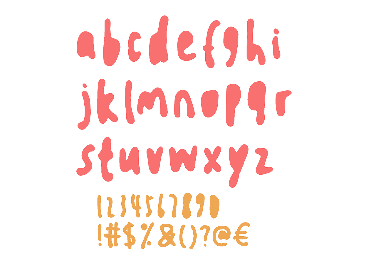 一款可爱的英文字体 XC Childhood（图ZNDA0MDYyMDcy） - 字体/字形 - 站酷设计师手写的小城原创素材 - 站酷ZCOOL