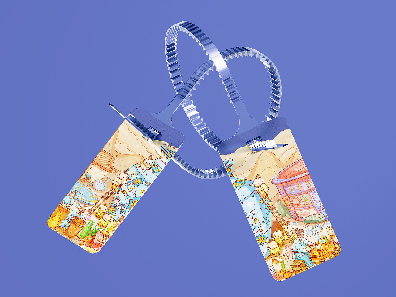 瓷韵千年（图ZNDA0MDY0NTA4） - 商业插画 - 站酷设计师荼锦水云身原创素材 - 站酷ZCOOL