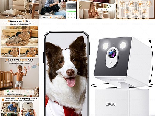 仿“狗子”攝像頭？（個人主頁-ZNzMzMDY1OTY=） - AI作品 - 站酷設(shè)計師雨中星晨原創(chuàng)素材 - 站酷ZCOOL