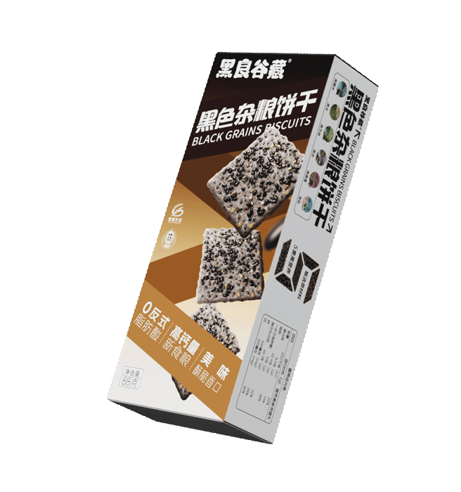 黑色杂粮饼干-包装设计（图ZNDA0MDc1MTQ0） - 包装 - 站酷设计师奔波了霸原创素材 - 站酷ZCOOL