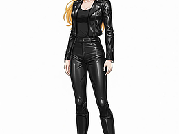 自设OC金系法师兼职模特的日常，AI生成视频。