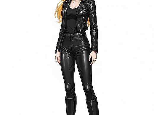 自设OC金系法师兼职模特的日常，AI生成视频。