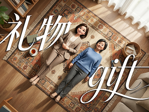 馬上奔向你 才是最好的禮物（個(gè)人主頁(yè)-ZNzMzMDg4OTY=） - AI作品 - 站酷設(shè)計(jì)師AIGC魚叔原創(chuàng)素材 - 站酷ZCOOL