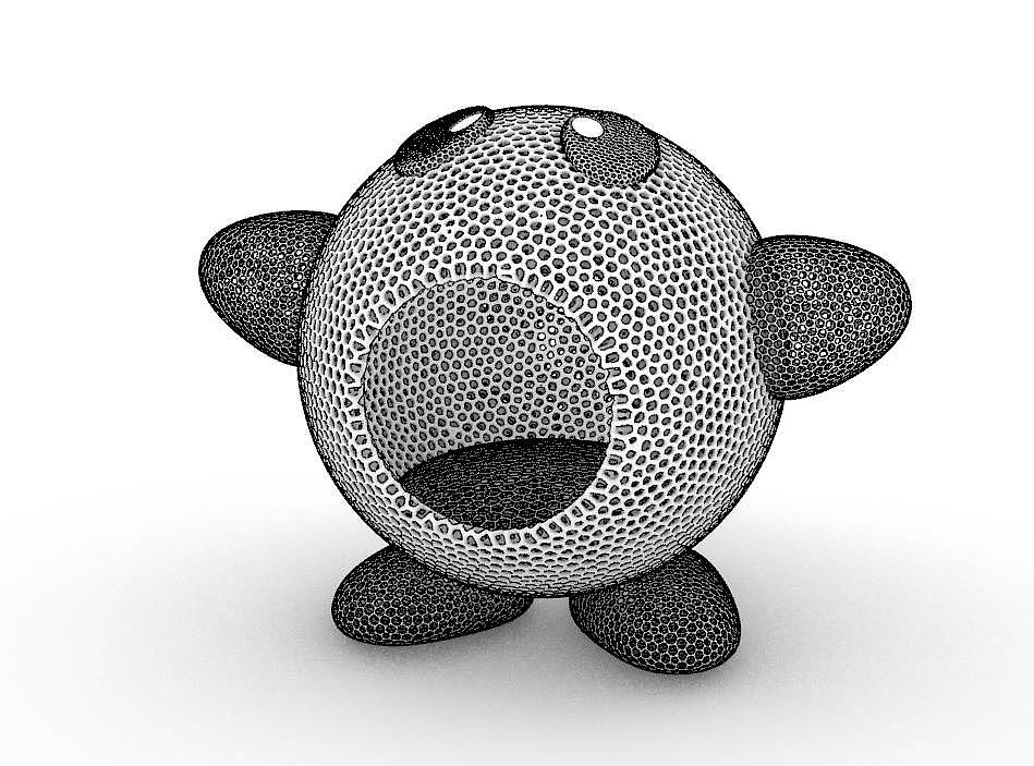 3D角色晶格模型制作&3D打印（图ZNDA0MTAwMjQ0） - 动画/影视 - 站酷设计师建模小可原创素材 - 站酷ZCOOL