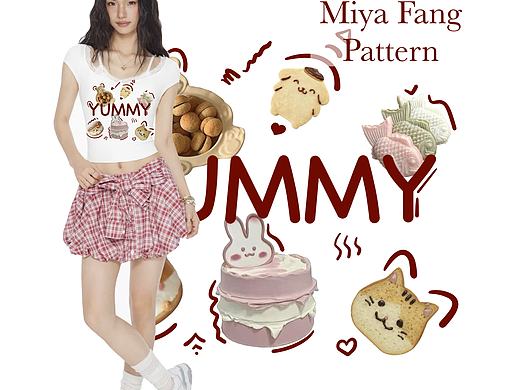 原创印花图案｜涂鸦甜品系列