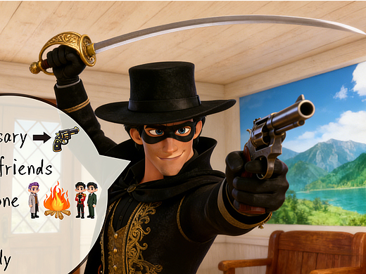 佐罗 | 多童话系列 AI 卡通角色插画绘本