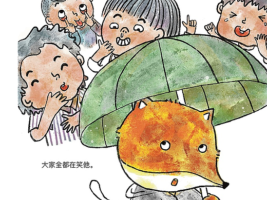 小狐狸穿衣服的故事 试稿两张