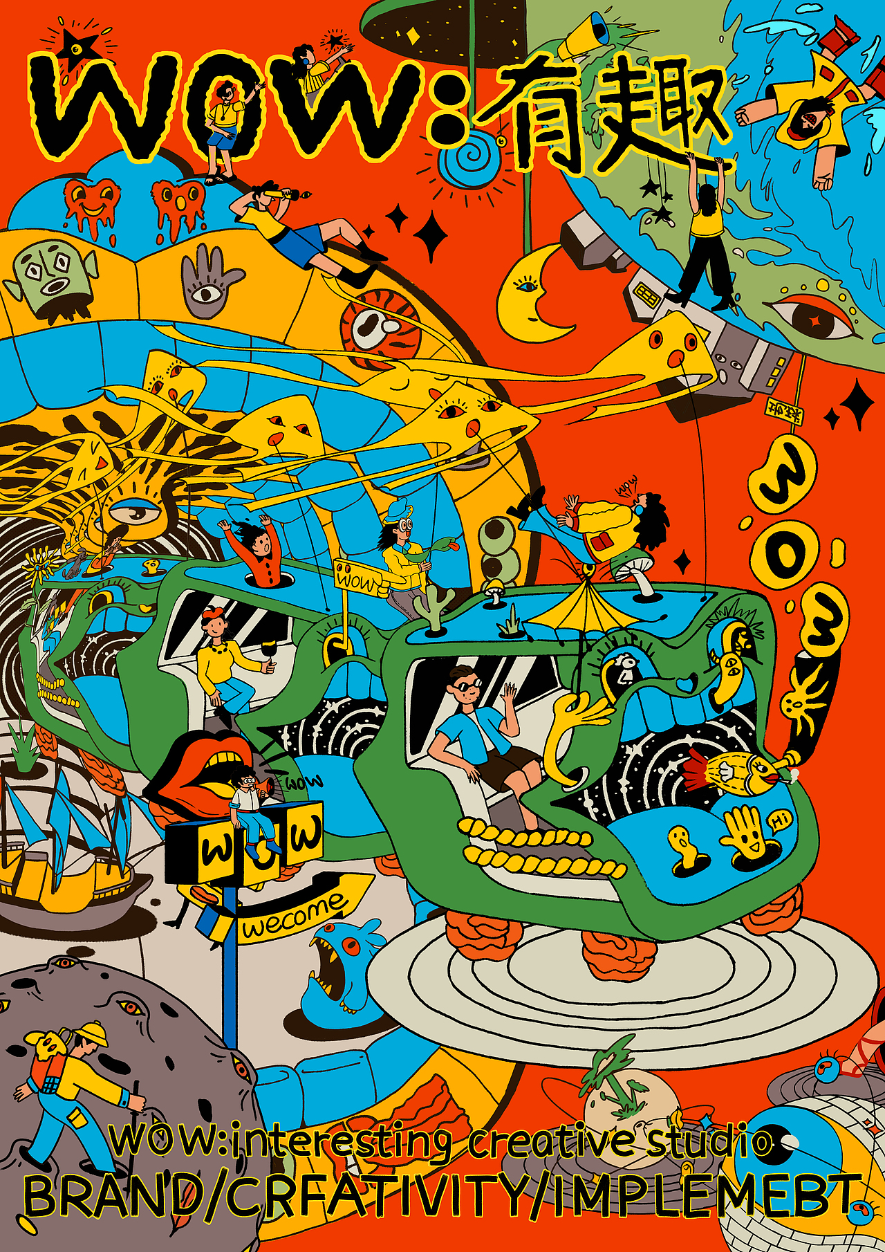 好久不见，我带着这组“玩着画”的美式脑洞回来了（图ZNDA0MTEyMzI4） - 商业插画 - 站酷设计师北极贝果原创素材 - 站酷ZCOOL