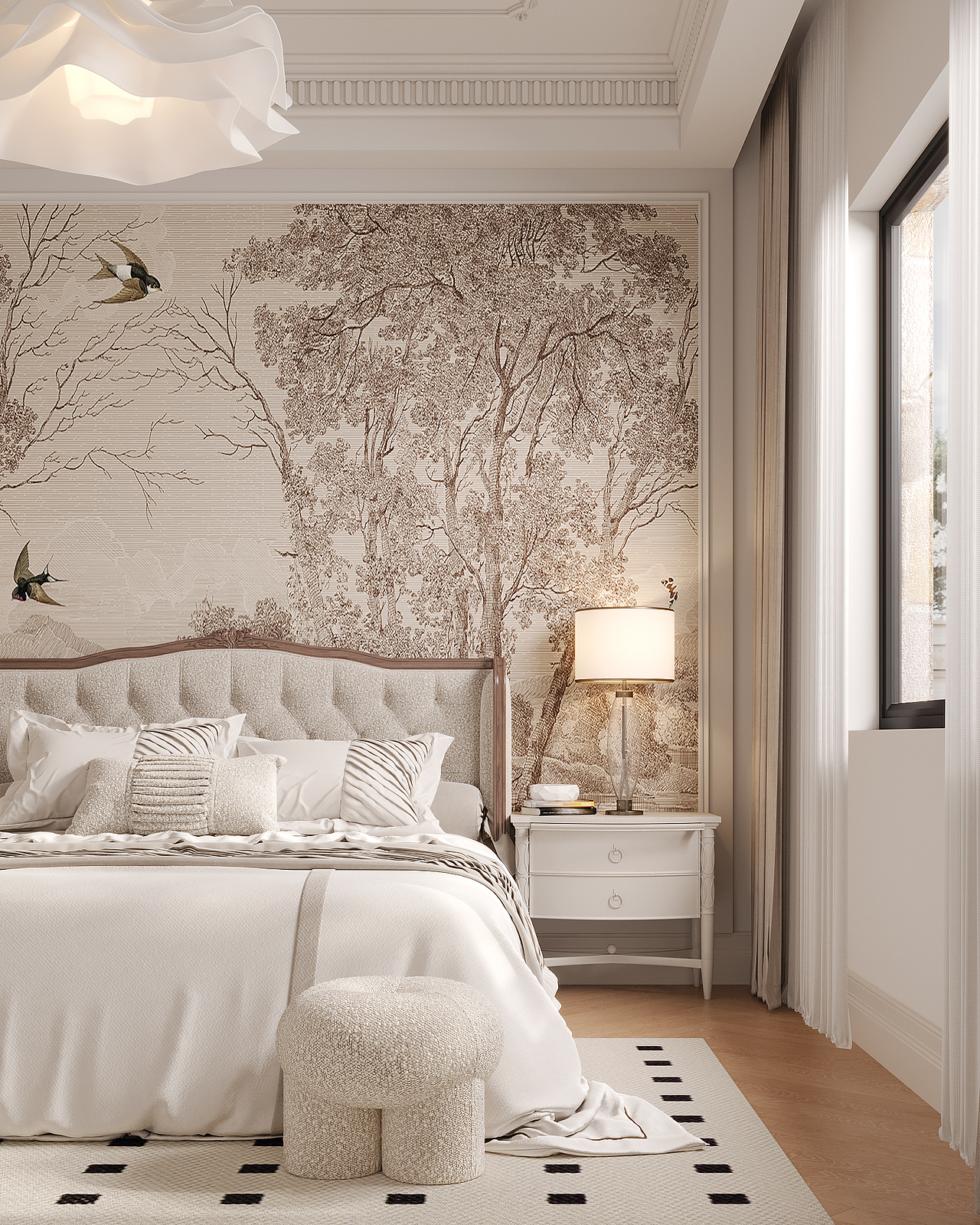 奢華簡歐，AI不可能替代效果圖行業(yè)（圖ZNDA0MTEzMDI4） - 家裝設(shè)計 - 站酷設(shè)計師好效之圖原創(chuàng)素材 - 站酷ZCOOL