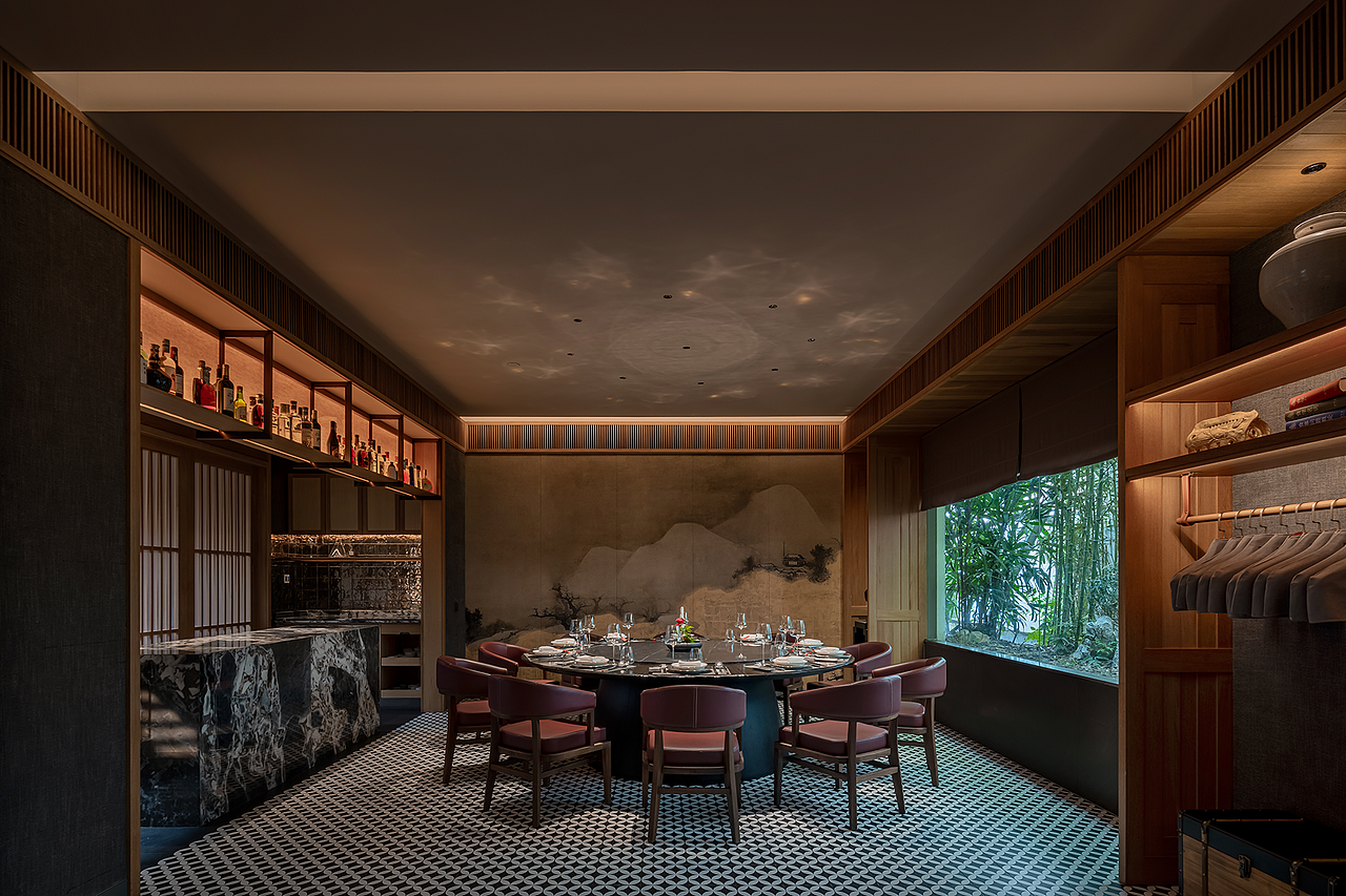 Light Space | 数福餐厅.室内智能灯光设计（图ZNDA0MTEzNzI0） - 酒店餐饮设计 - 站酷设计师MoiraHu原创素材 - 站酷ZCOOL