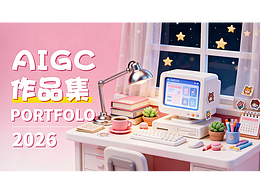 AIGC作品集 海报/banner/图标/字体设计